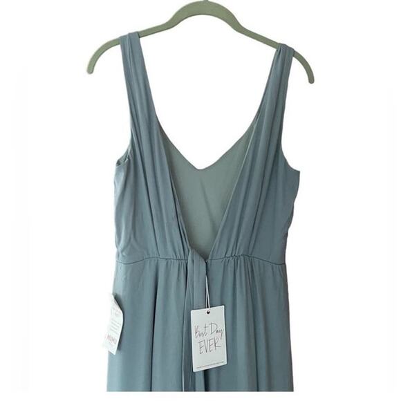 Show Me Your Mumu NEW Medium Jenn Maxi Bridesmaid Dress in Silver Sage NWT - Picture 5 of 8